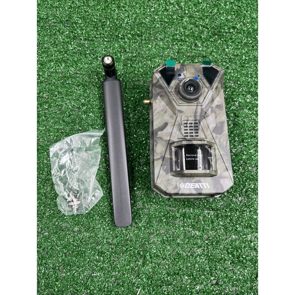 DEATTI 4G LTE Cellular Trail‎ Cameras 64GB TF Card 2.7K HD Solar New Open Box